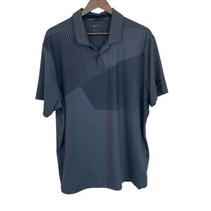 Nike Gray Dri-Fit Golf Polo - XL